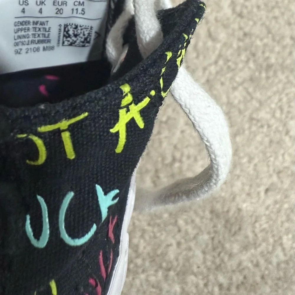 CONVERSE Kids Multicolor High-Top Sneakers Size 4